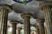 Antoni Gaudi - Parc Güell - sala delle colonne