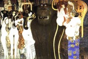 Gustav Klimt - Fregio di Beethoven - Forze ostili (dettaglio) - 1902 - Palazzo della Secessione - Vienna