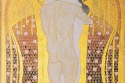 Gustav Klimt - Fregio di Beethoven - Questo bacio a tutto il mondo - 1902 - Palazzo della Secessione - Vienna