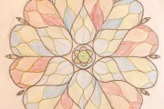 How to draw a stained-glass window
