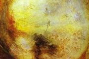 William Turner - Luce e colore (teoria di Goethe) - Il mattino dopo il diluvio - Mosè scrive il libro della Genesi - 1843 - olio su tela - Tate Gallery - Londra