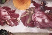 La Creazione degli Astri - 1511 - Affresco - Cappella Sistina in Vaticano - Roma