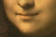 Leonardo da Vinci - Monna Lisa dettaglio bocca - olio su tavola - 1503-1513(circa) - Louvre - Parigi